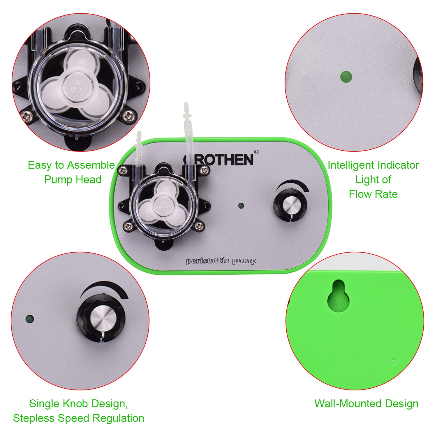 Grothen Dosing Pump Efficient Control For Lab Use Engineering Plastic