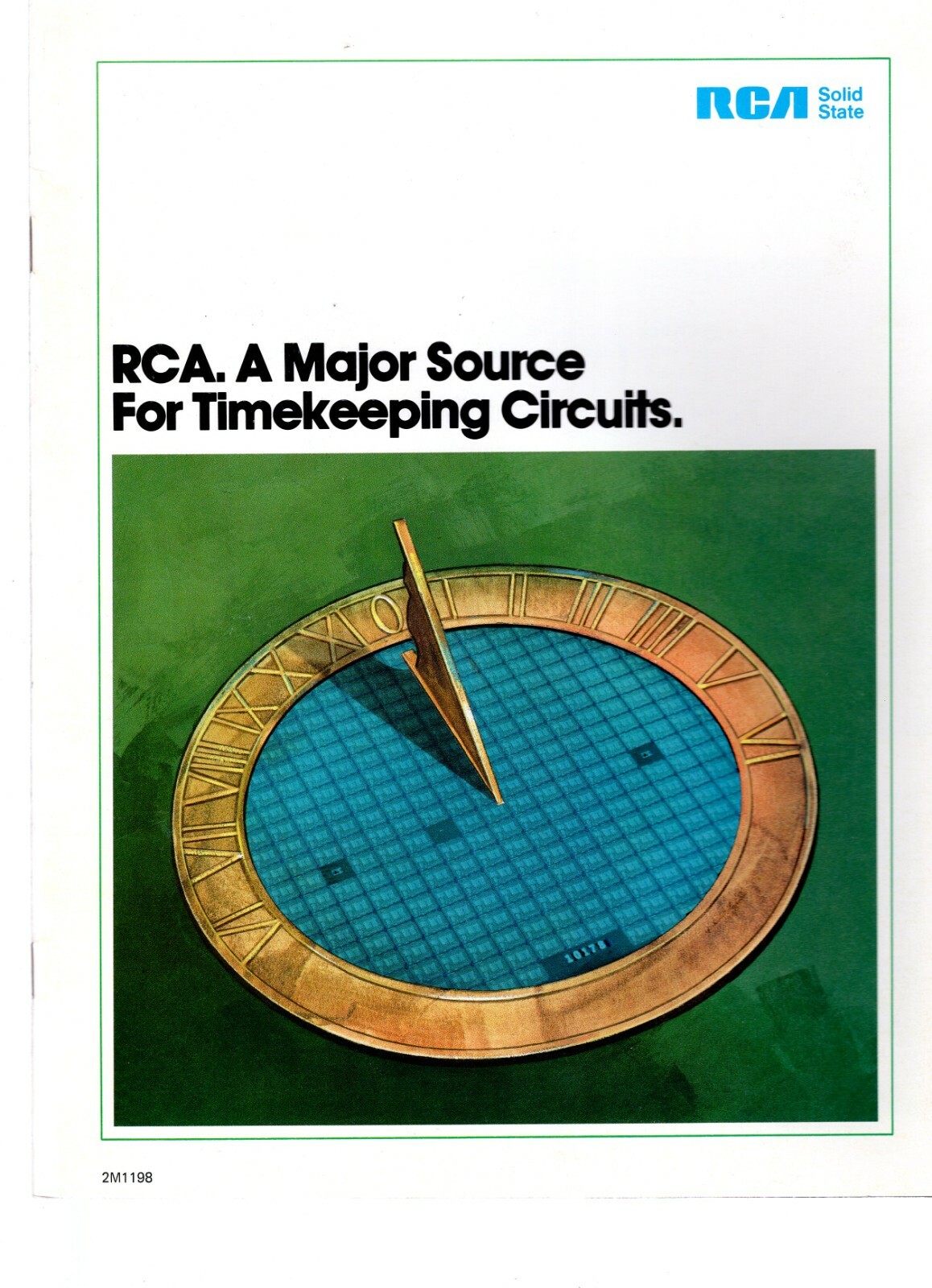 RCA Timekeeping Circuits Product Line Sales Catalog