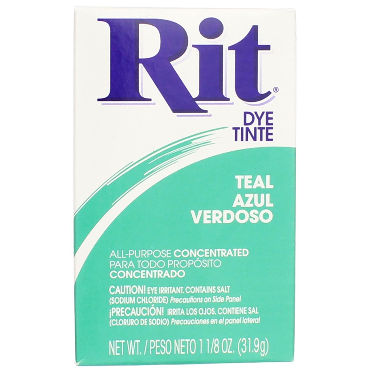 4 Pack Rit All-Purpose Powder Dye, Teal, 1.125 oz