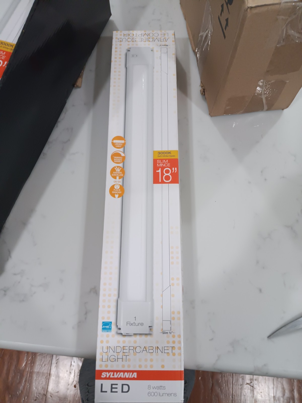 Sylvania LED 18-Inch Undercabinet Light Slim - Wired Linkable, 8 Watts