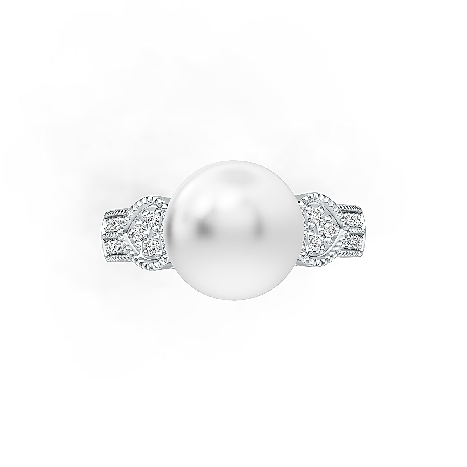 Sterling Silver Semi Mount Ring Setting Round RD 10x10mm