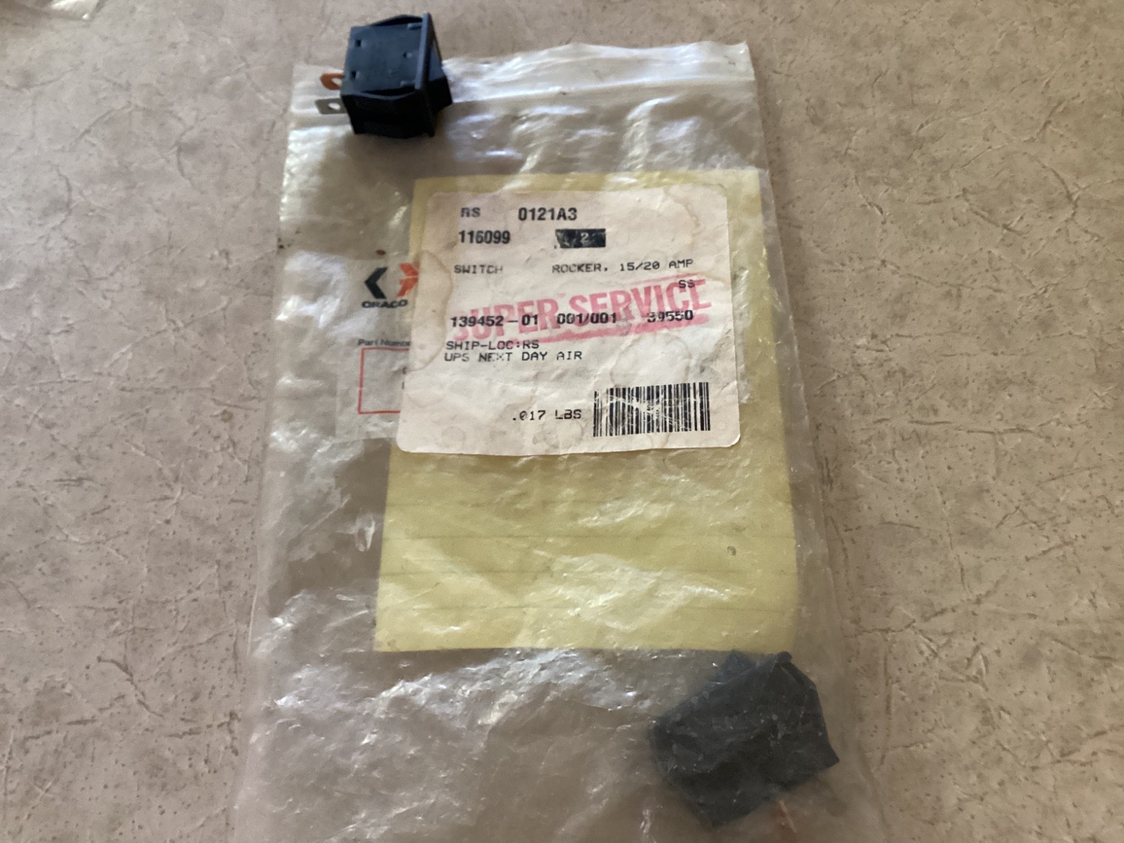 Graco Rocker Switch # 116099 116-099