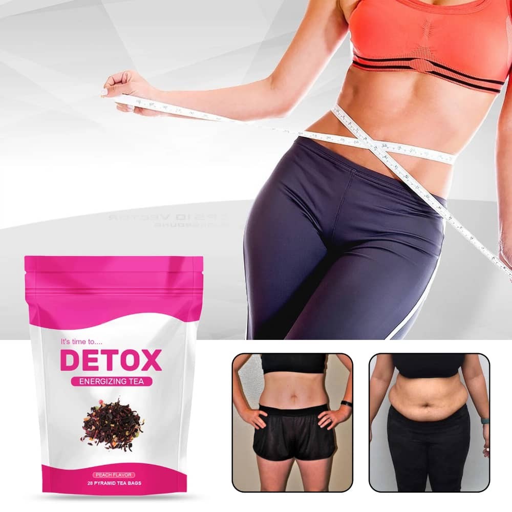 Natural Detoxifying Tea Set of 28 Pcs for Weight Management and Body Contouring