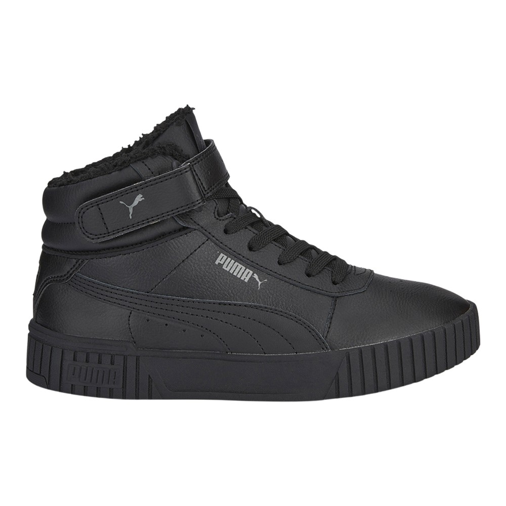PUMA Carina 2.0 Winter Mid Top  Womens Black Sneakers Casual Shoes 38585201
