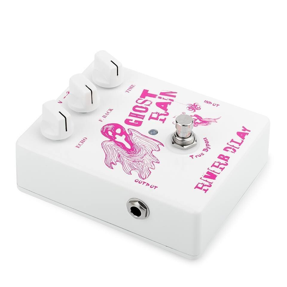 Caline CP-41 Ghost Rain Delay/Reverb Effect Pedal 25-600ms Delay Time TrueBypass
