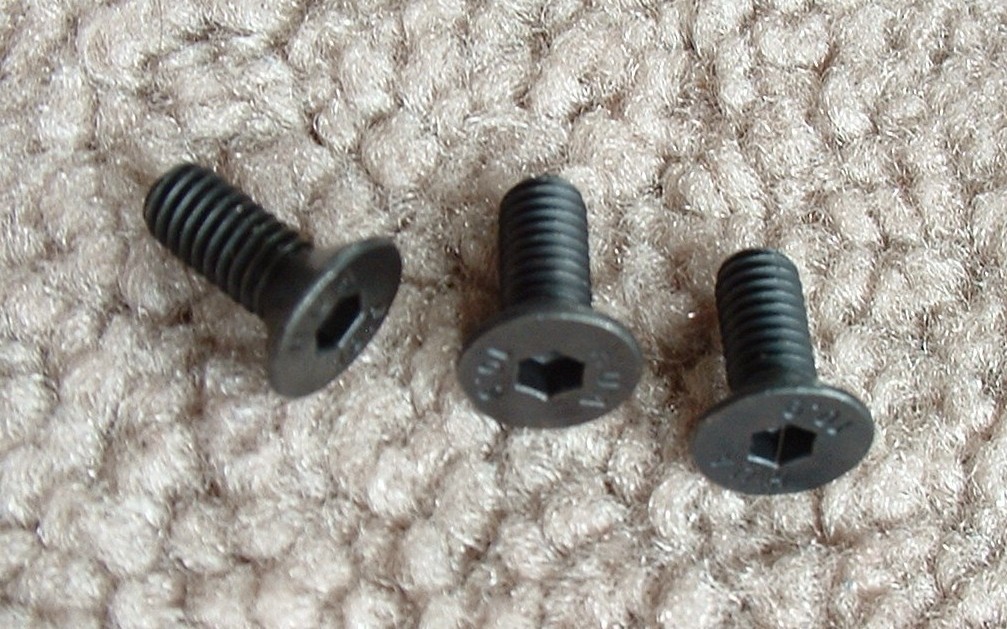KAHLER Tremolo BLACK Locking Nut SCREWS SET OF 3 Charvel Model 6 1986 Guitar