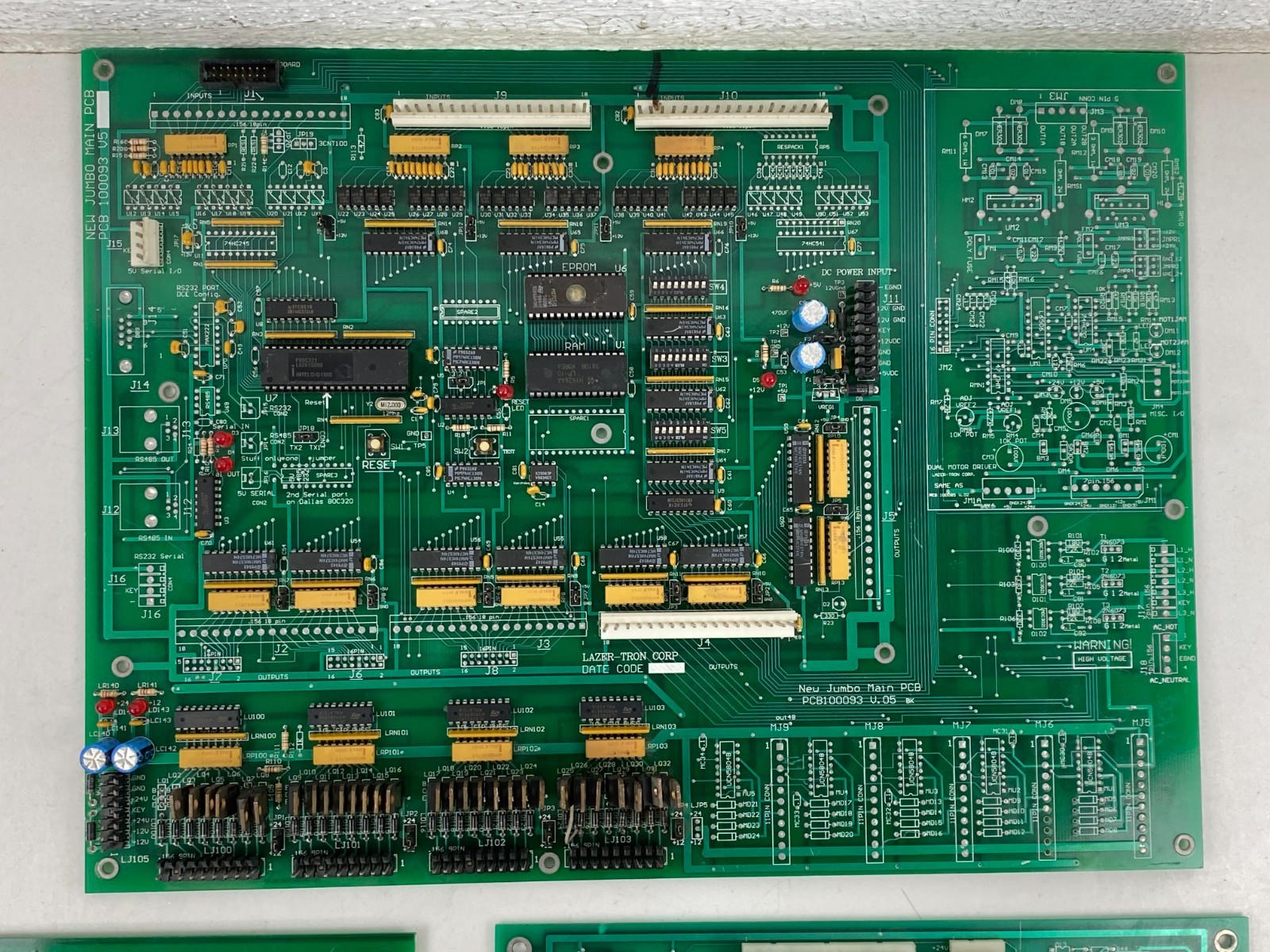 ARCADE PLANET / LAZER-TRON 100039 Controller PCB100050 Sound Board Arcade Crane