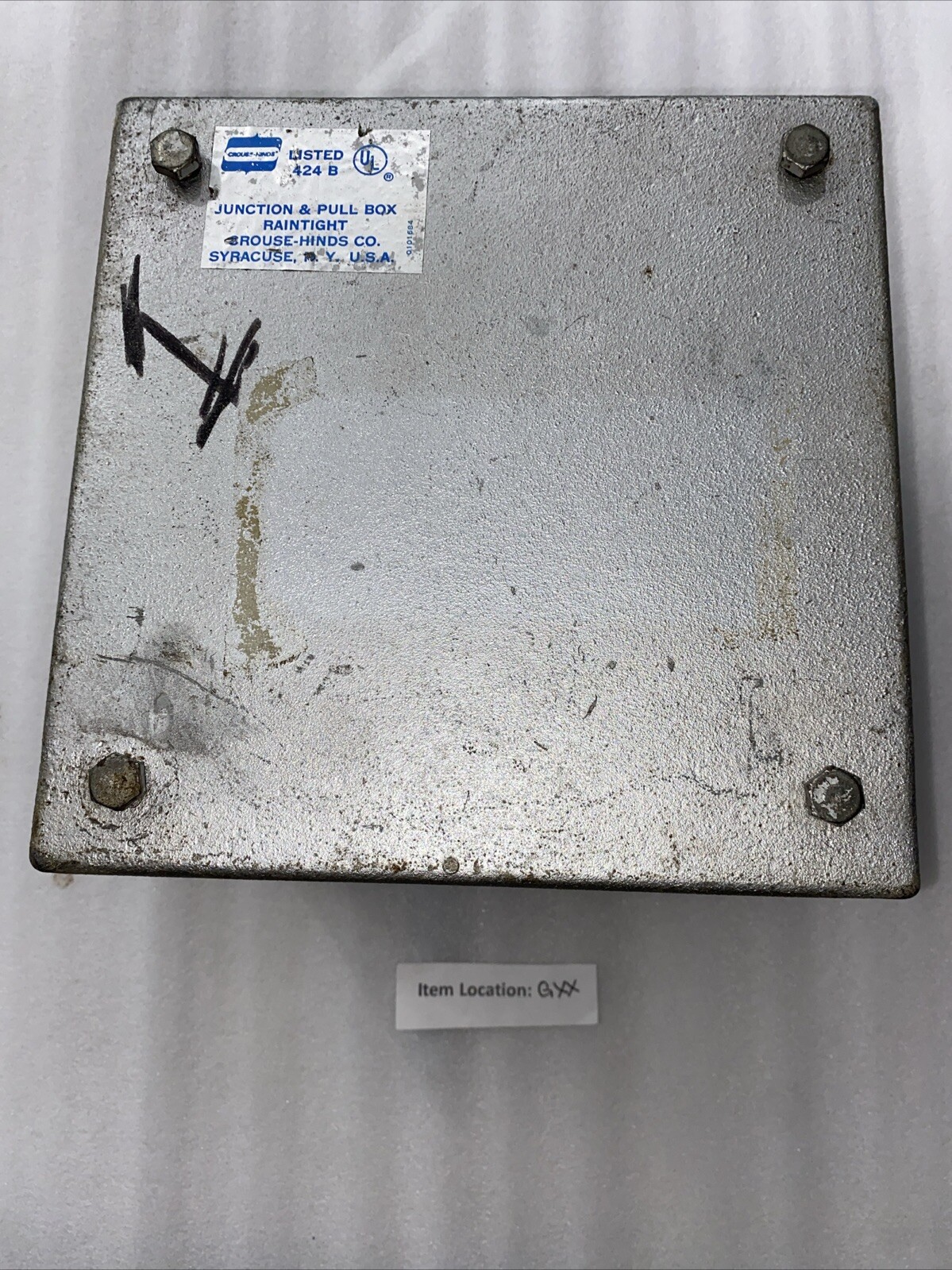 CROUSE HINDS 424 B JUNCTION & PULL BOX RAINTIGHT