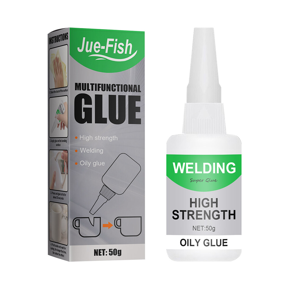 Jue-Fish Glue, 50ML Welding High-Strength Oily Glue, Multifunctional Oily Glue