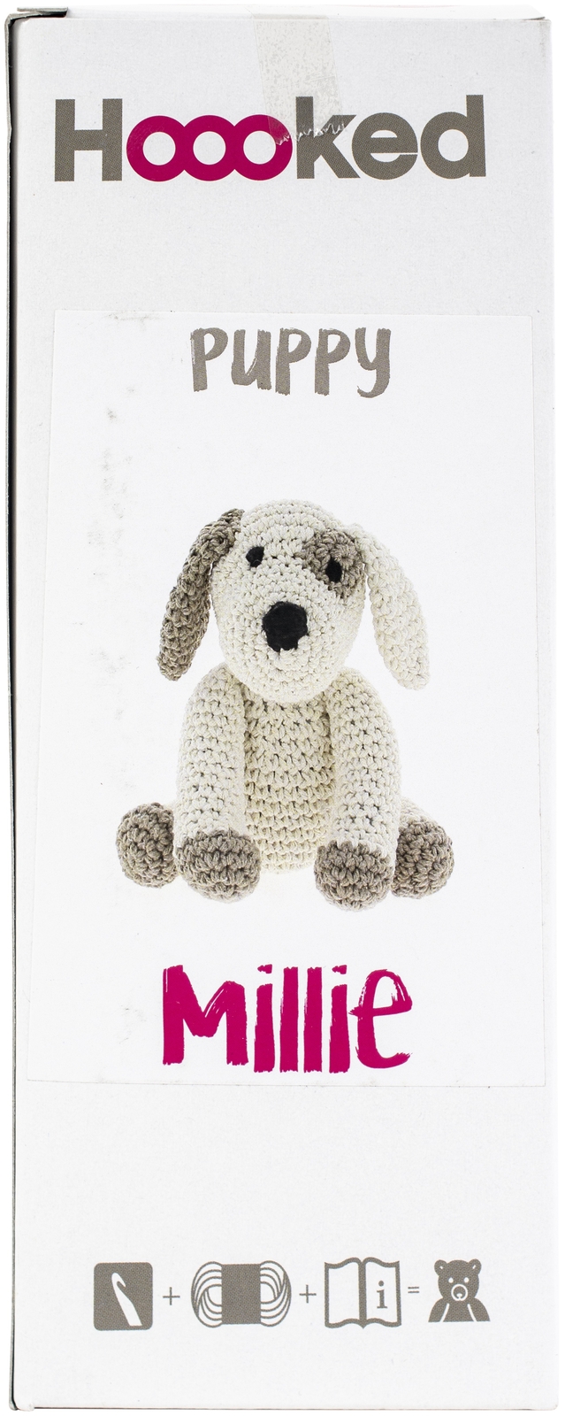 Hoooked Puppy Millie Yarn Kit W/Eco Barbante Yarn- (Pack of 1 Skein)