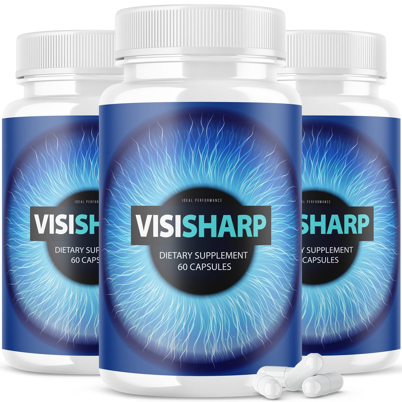 Visisharp Eye Supplement Supplement - 180 Capsules (3 Pack)