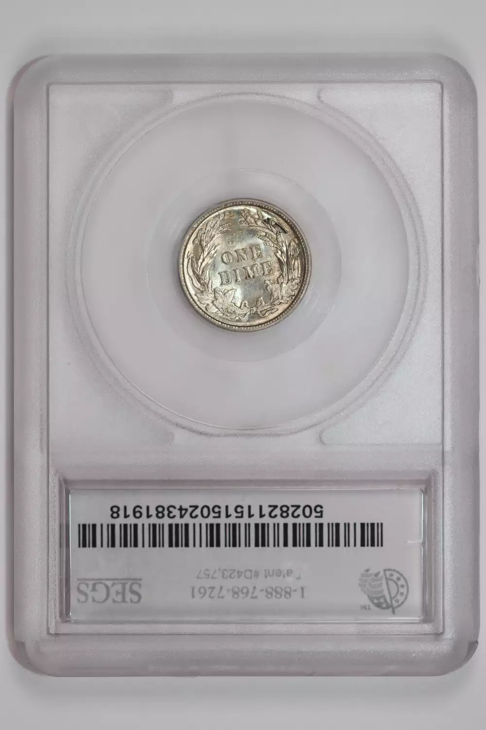 1911 BARBER DIME CHOICE UNCIRCUALTED