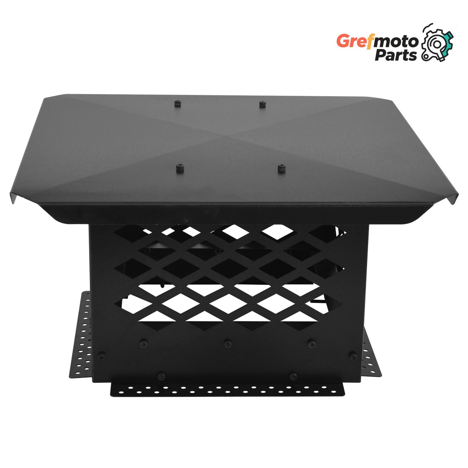 17" x 17" Chimney Cap Flue Caps Fireplace Chimney Cover Outdoor Outside Black