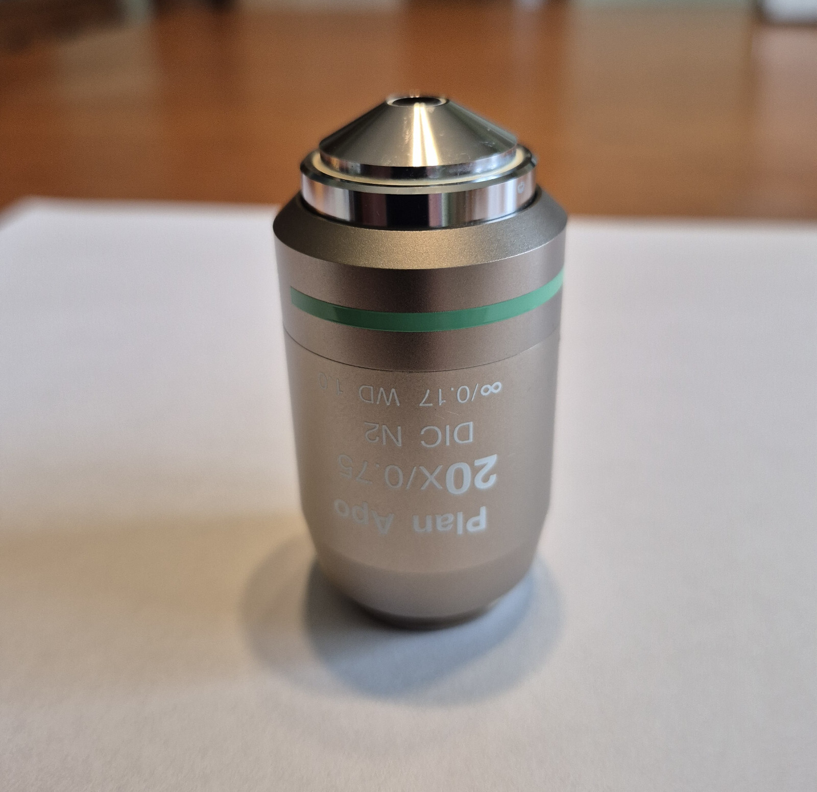 Nikon 20x Plan Apo CFI DIC N microscope objective N2 inf/0.17 NA = 0.75 MRD00201