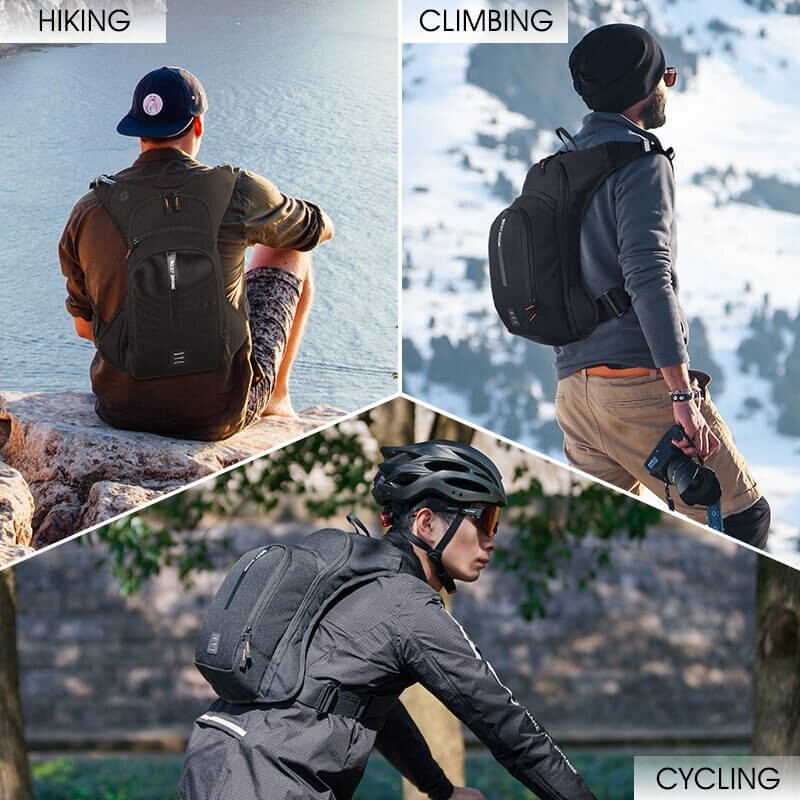 WEST BIKING 2L Water Bladder Bag 10L Cycling Hiking Hydration Pack Backpack