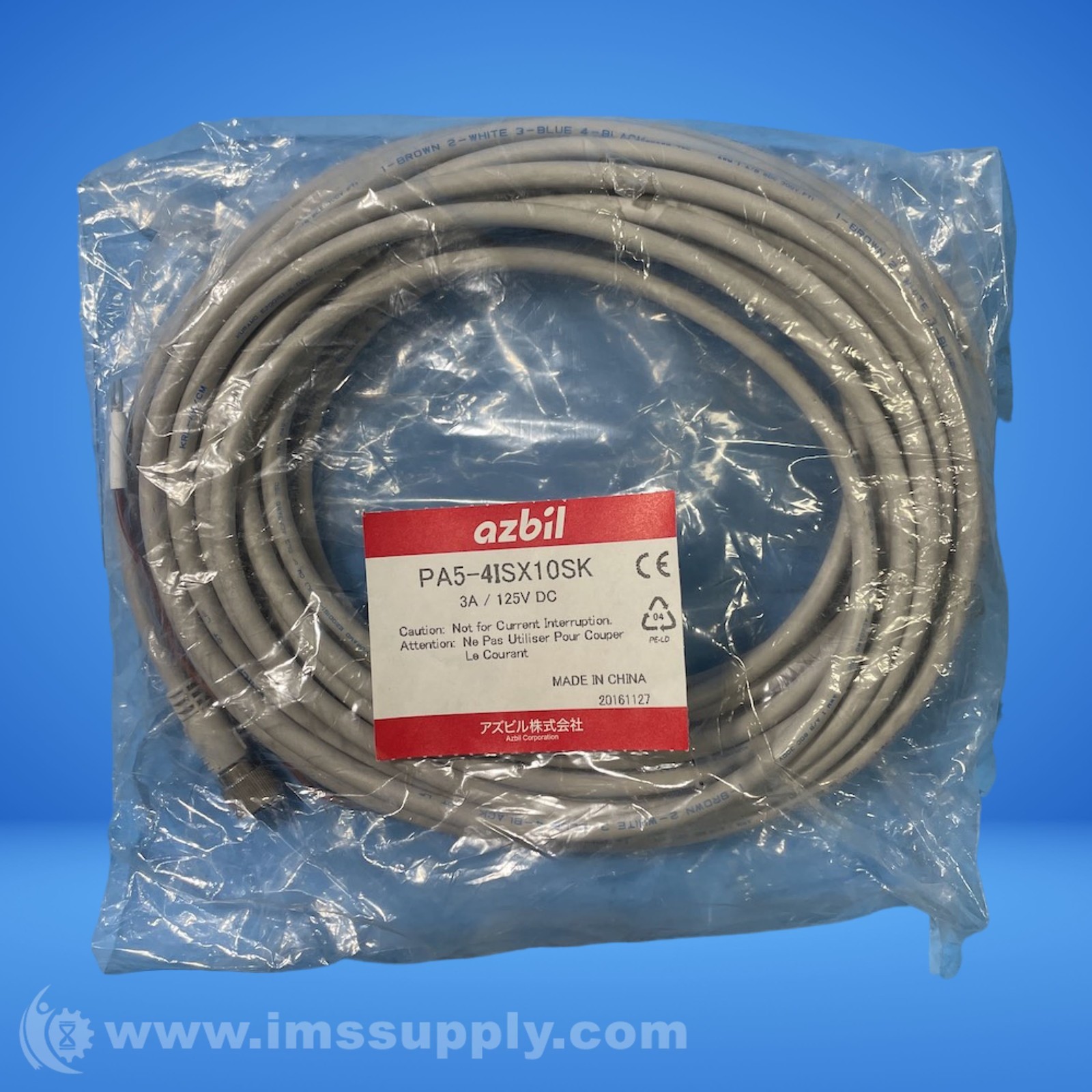 Kuramo PA5-4ISX10SK Connector Cable, 10m Long FNOB