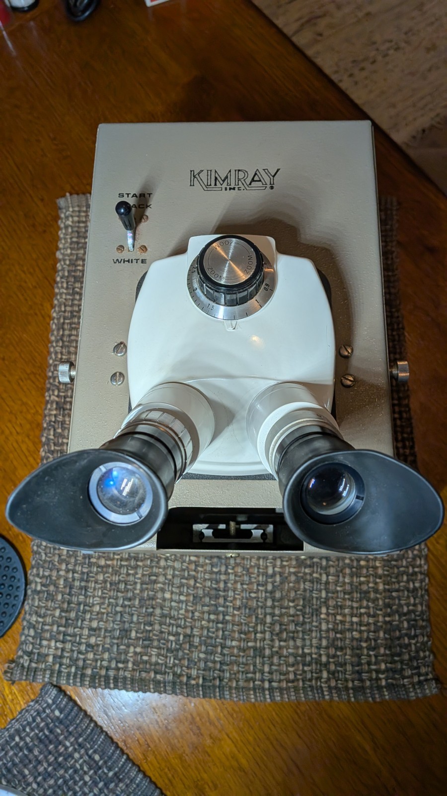 *Rare* Kimray Corvascope - Oil & Gas Geological Microscope Bausch & Lomb Optics