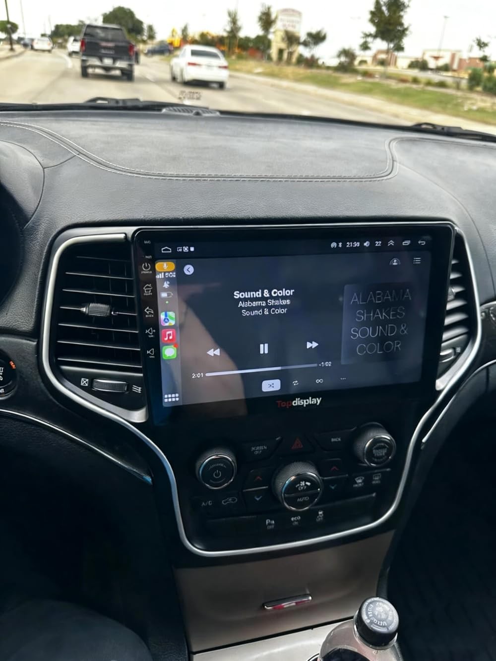 10'' Car Stereo for Jeep Grand Cherokee 2014-2022 CarPlay Android Auto GPS BT5.0