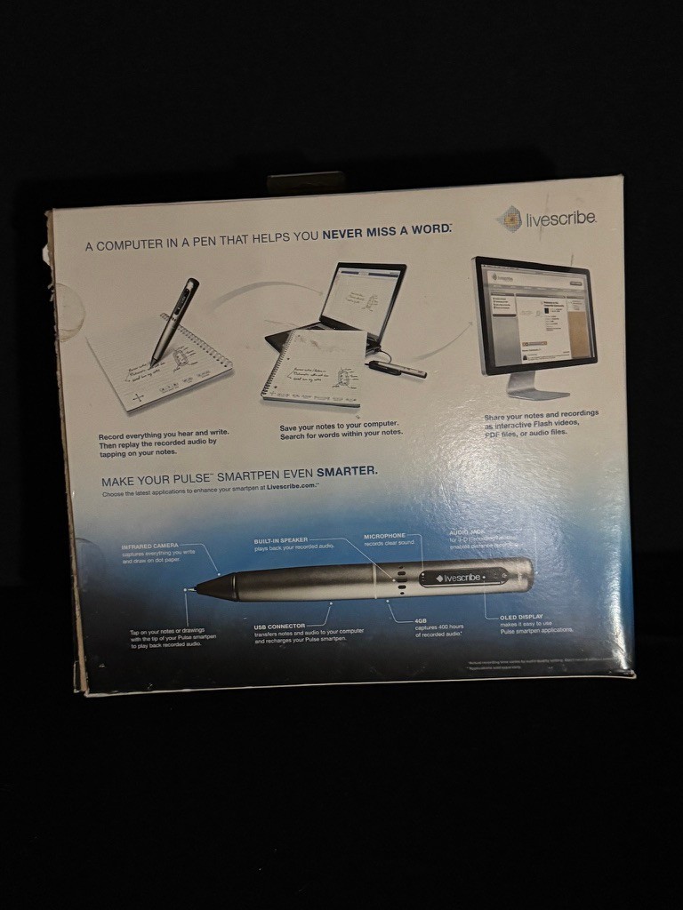 New In Box Pulse Smart Pen - 4 GB