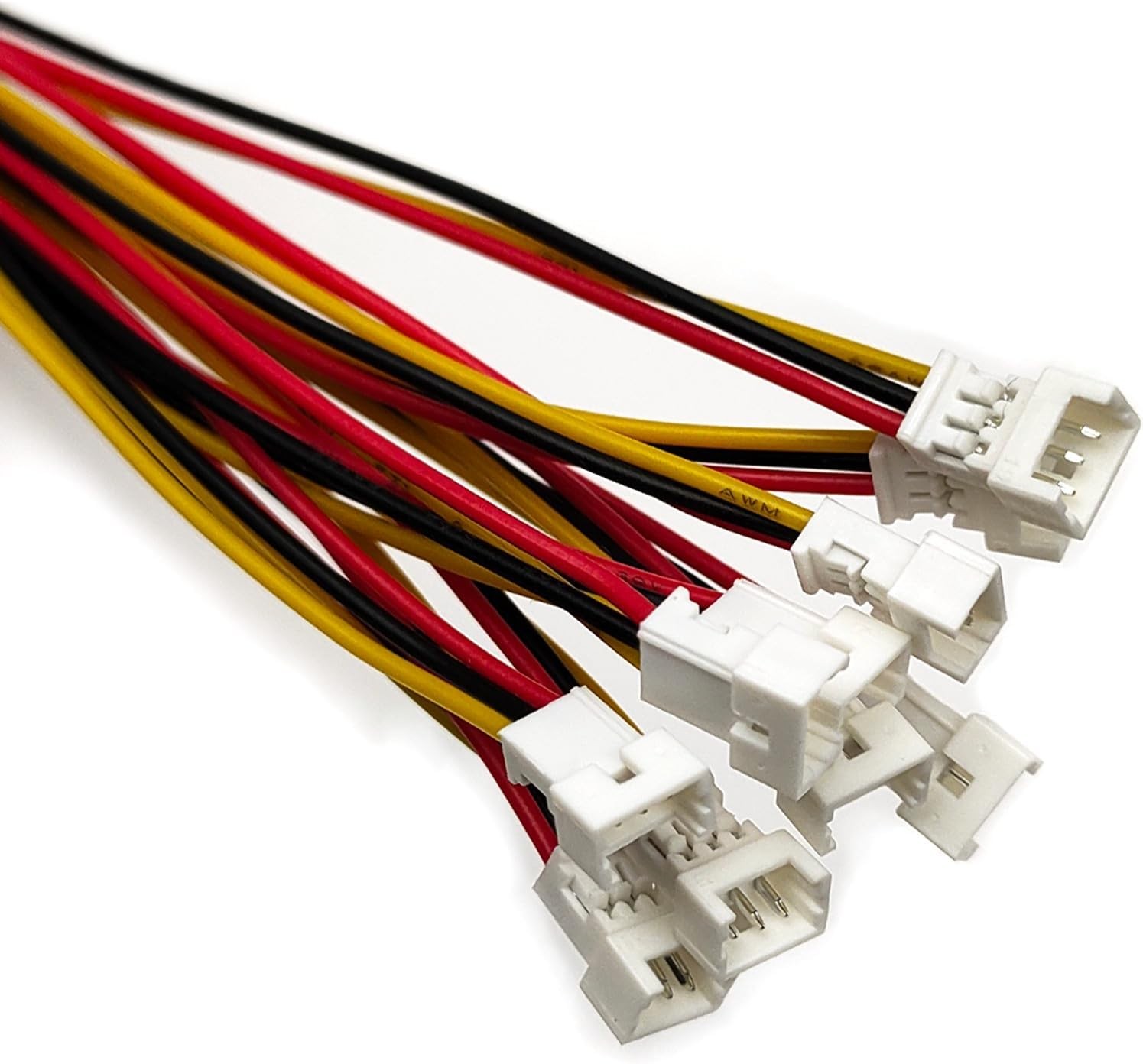 10 Pairs JST Connectors 1.25mm 3 Pin Micro Male and Female Connector Plug...