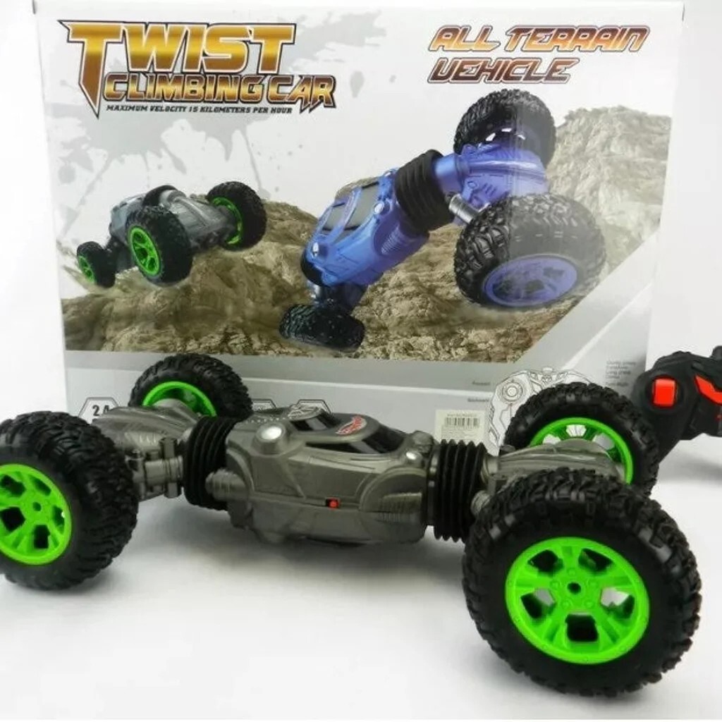 BLUE - R/C 14.5" Twisting Climber Car - NEW - Christmas Gift