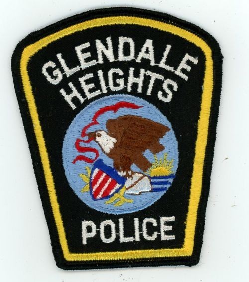ILLINOIS IL GLENDALE HEIGHTS POLICE NICE SHOULDER PATCH SHERIFF