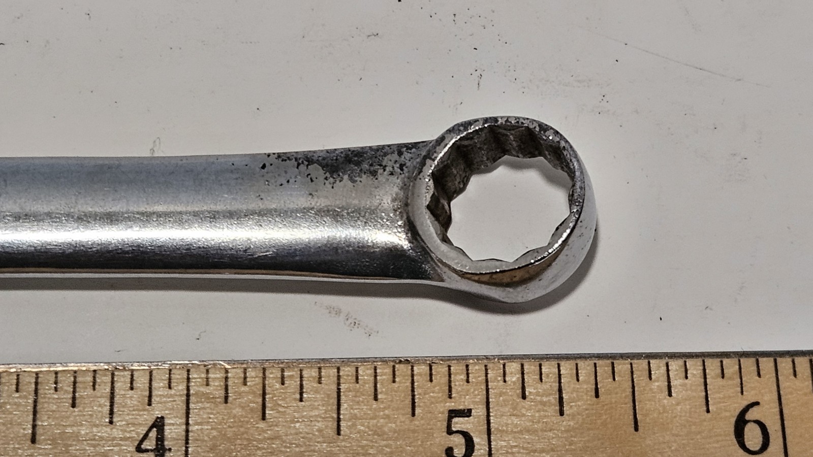 Vtg Snap On OEX-140 Combo Wrench 7/16"
