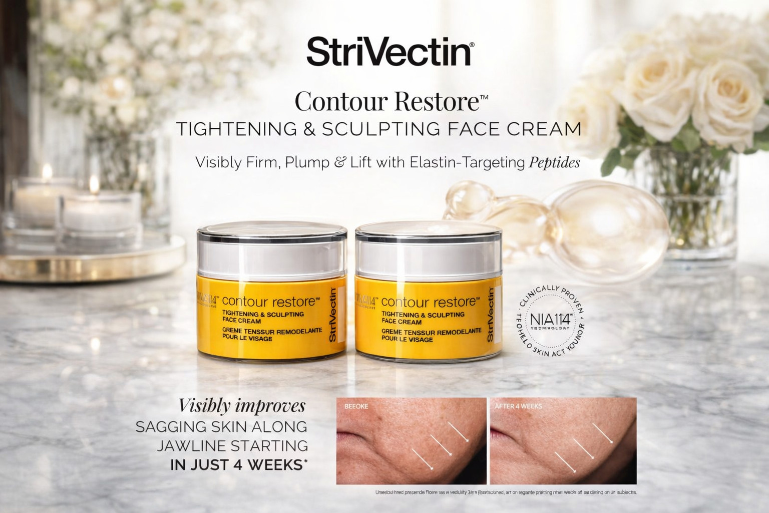 StriVectin Contour Restore Tightening & Sculpting Face Cream - 1 oz (30ml)2 Pack