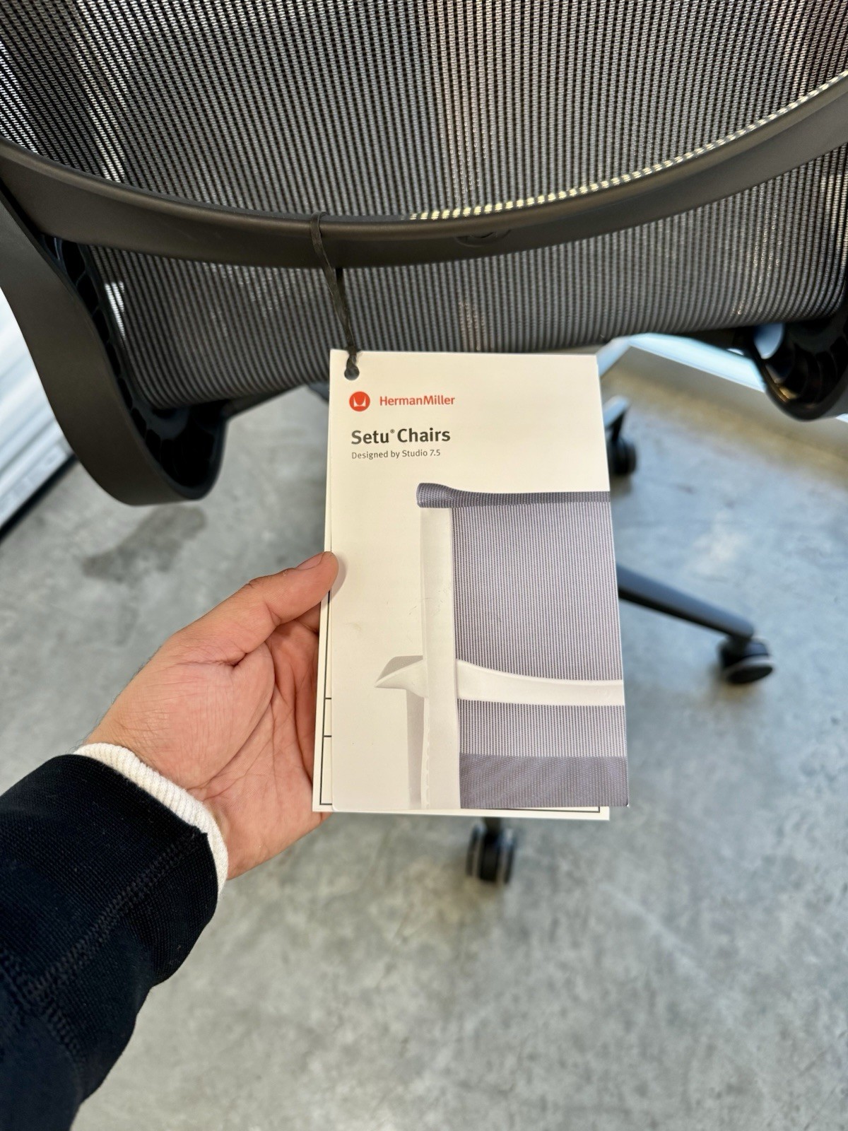 Herman Miller Setu Stool Grey Chair Office Chair 2024 MFG New Model Original