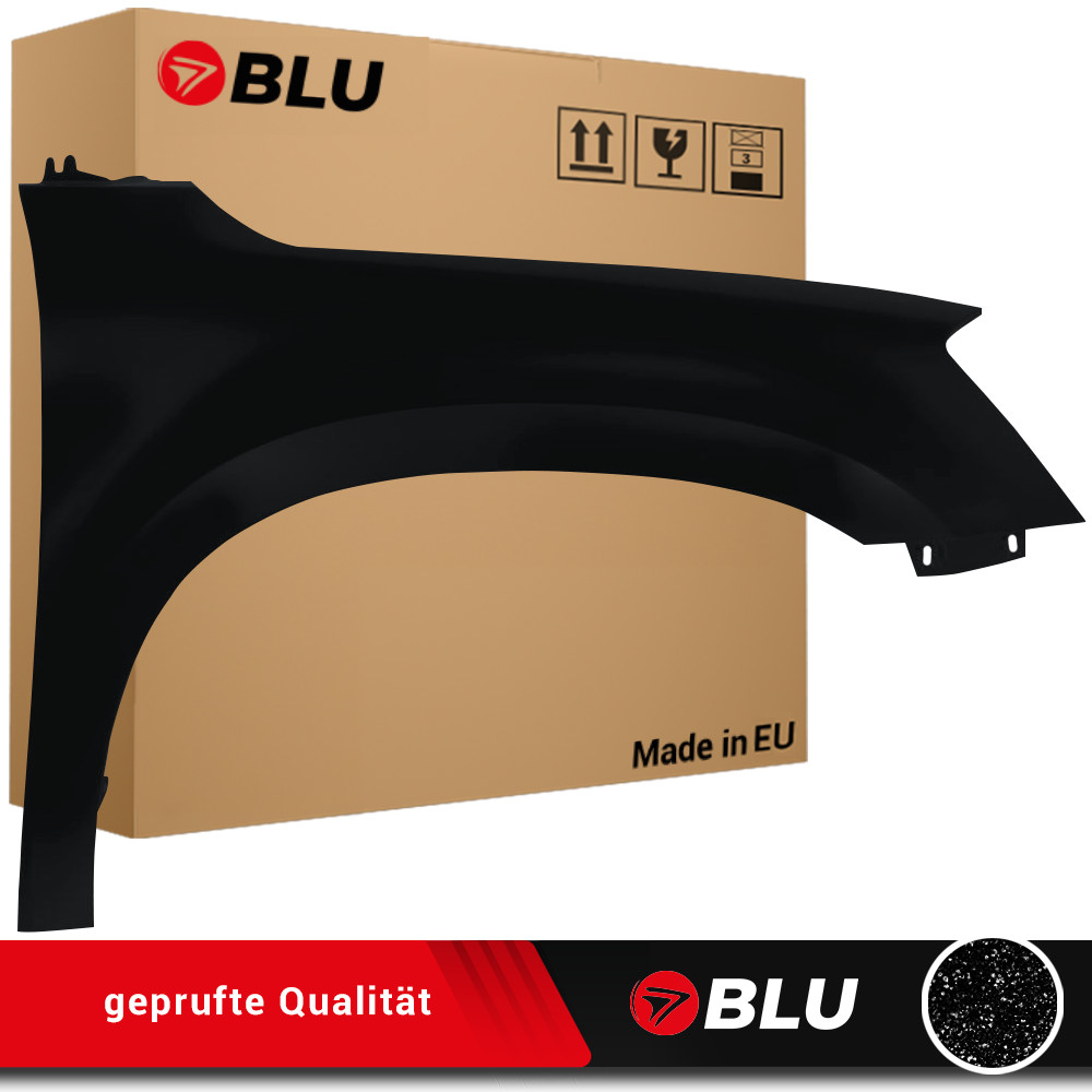 Fender For Skoda Yeti 5L LF9R Blackmagic Right Black 09-13 Front Paint New