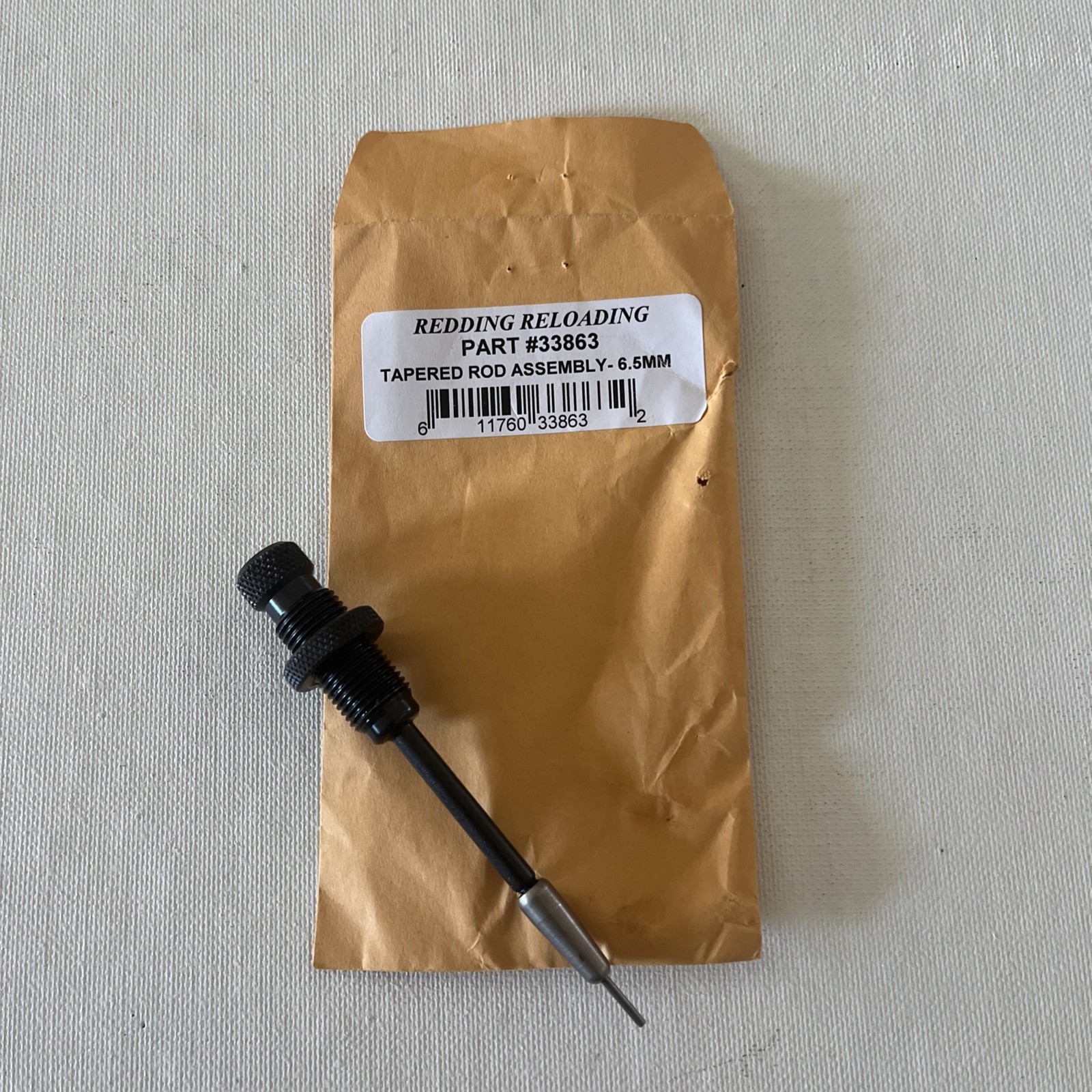 33863 Redding Reloading  Tapered Rod Assembly 6.5MM
