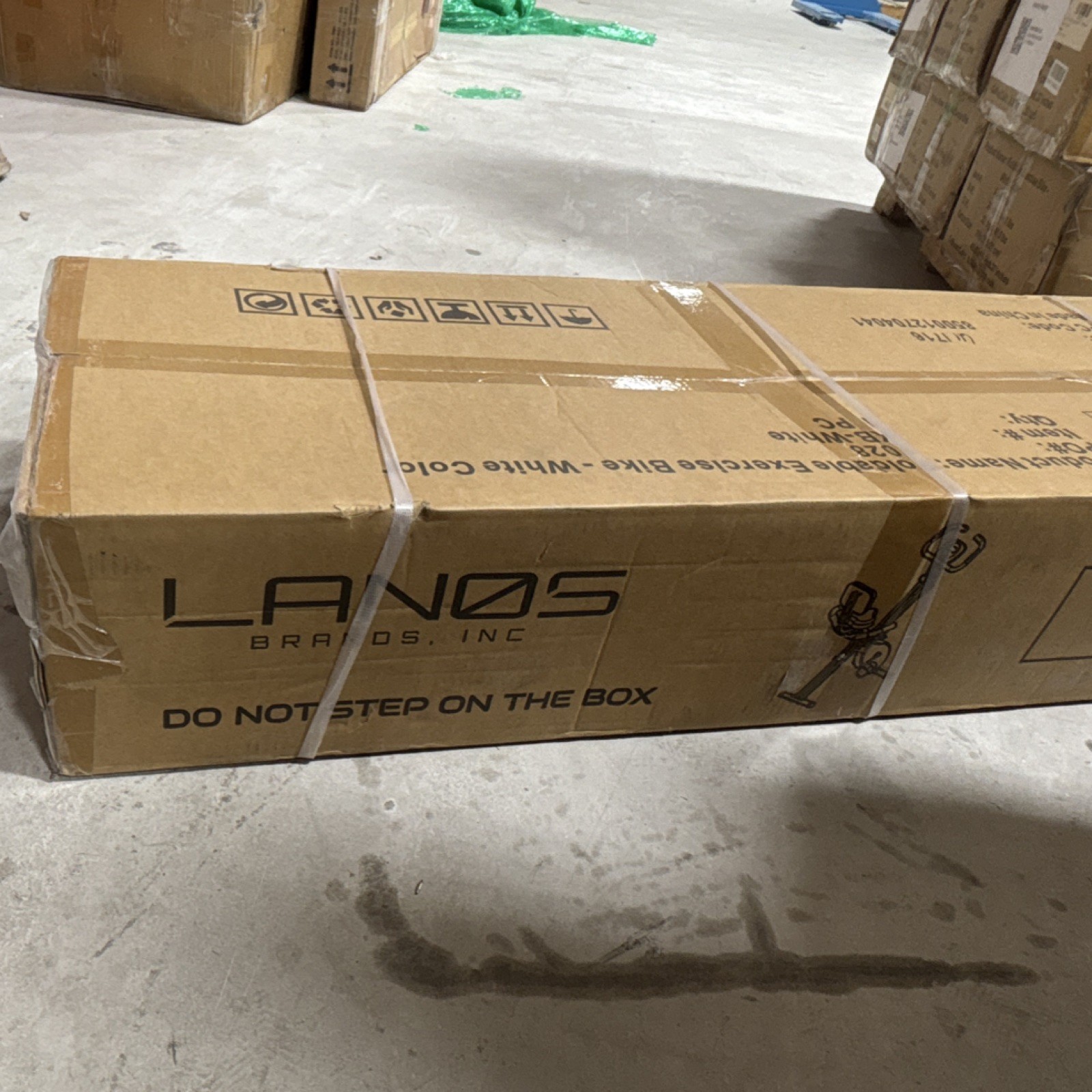 Lanos Foldable Exercise Bike XB-White, Brand New
