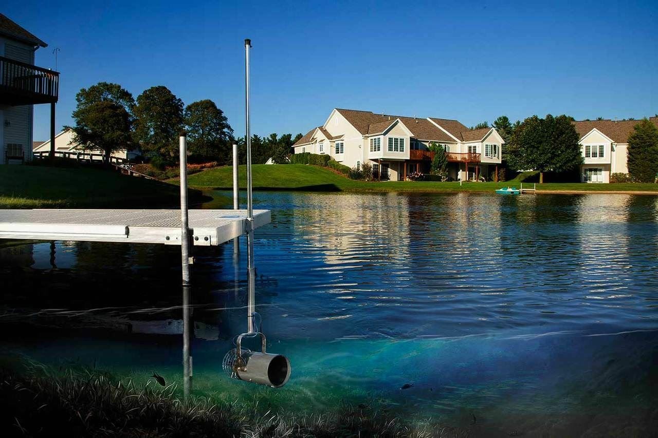 Scott Aerator Dock Mount Aquasweep Muck Blaster 3/4 HP 115 Volt  with 50ft to