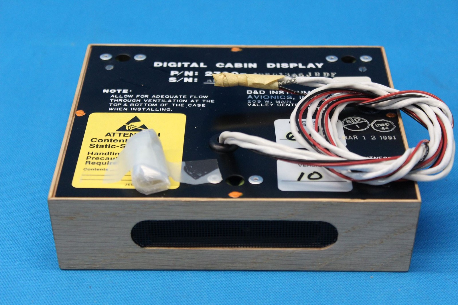 Cessna Digital Cabin Display P/N: 270040801346 (28086)