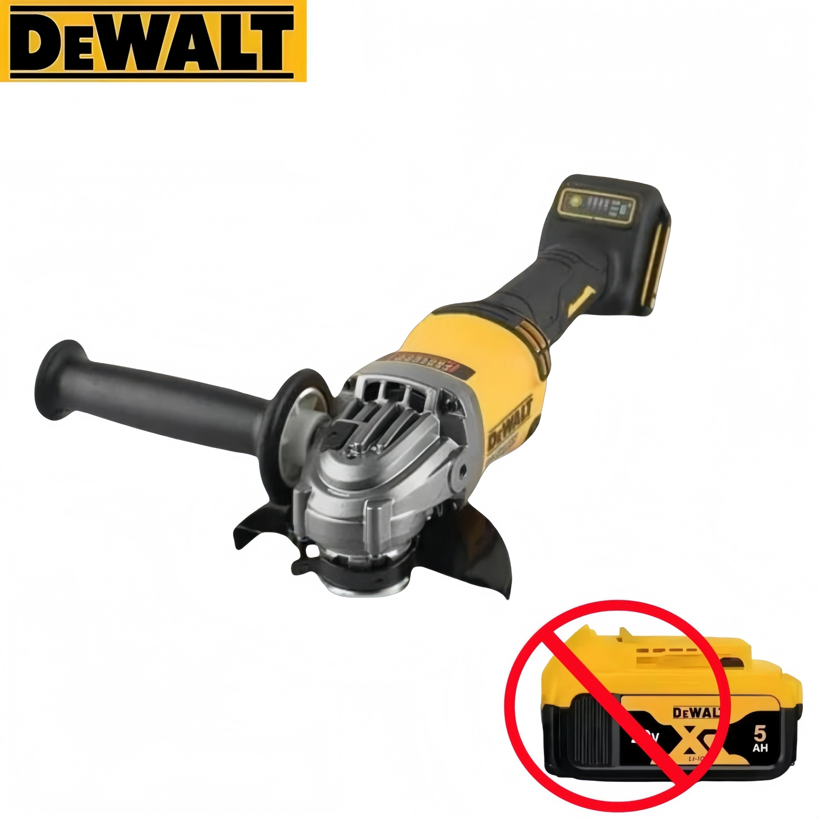 20V Cordless Brushless Angle Grinder 4.5"–6" Cutting & Grinding Tool with Guard
