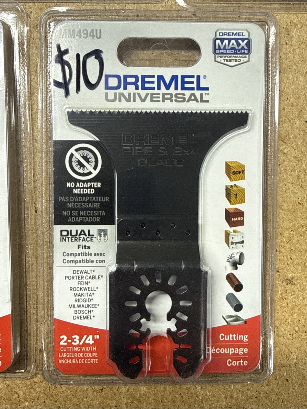5 Pack - NEW Dremel Universal 2-3/4 in Oscillating Multi-Tool Blade 2.75”