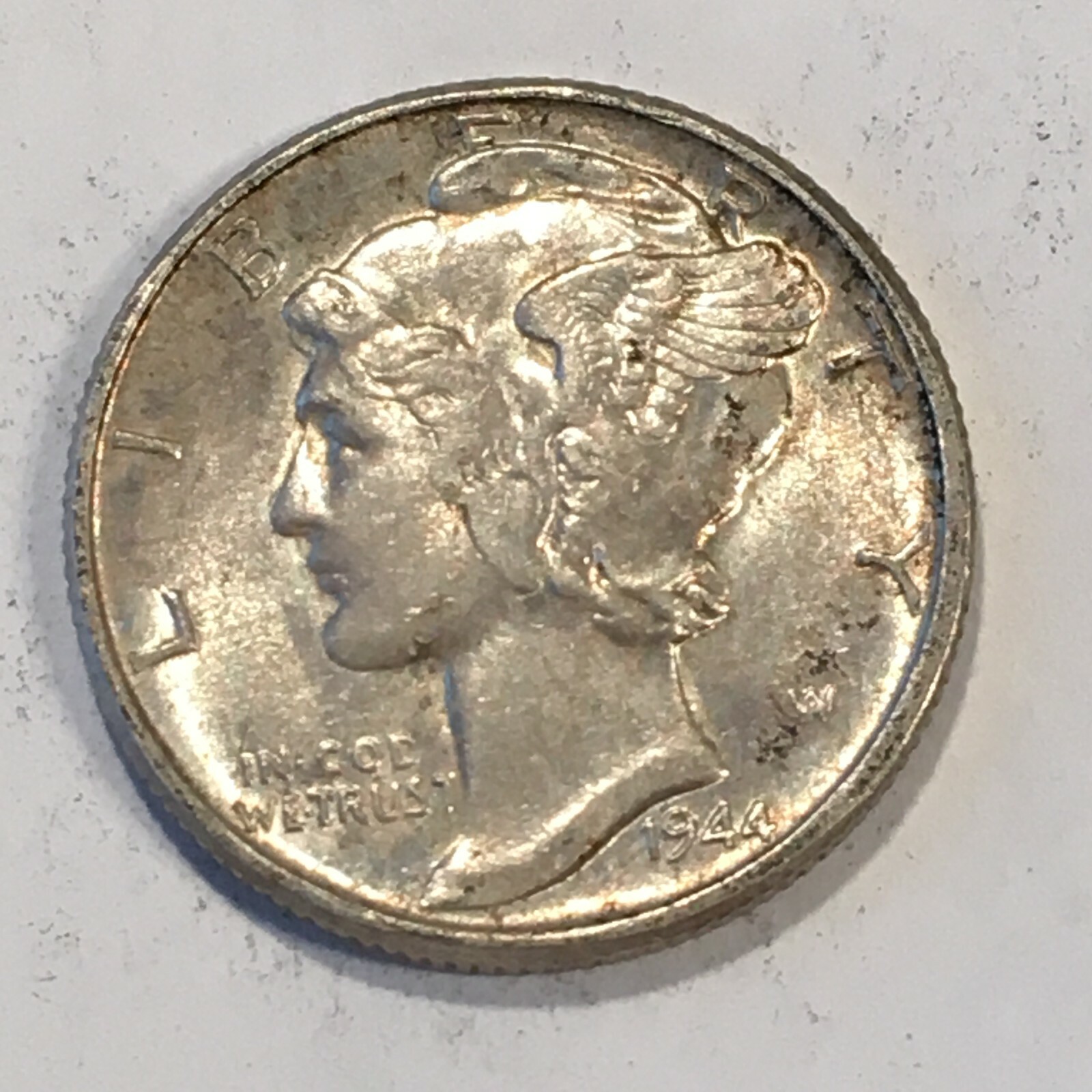 1944 Mercury Silver Dime - High Quality Scans #L776