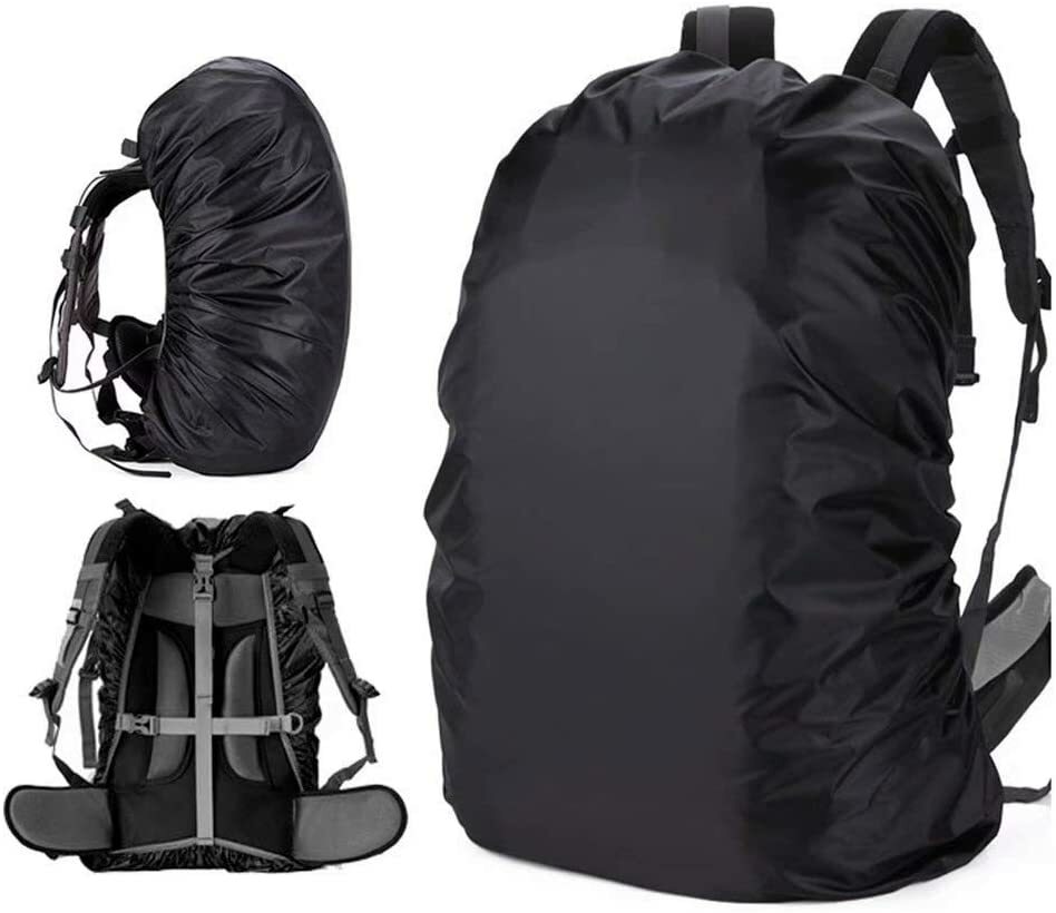 Waterproof Backpack Rain Cover (15-80L) with Adjustable Anti Slip Buckle Strap