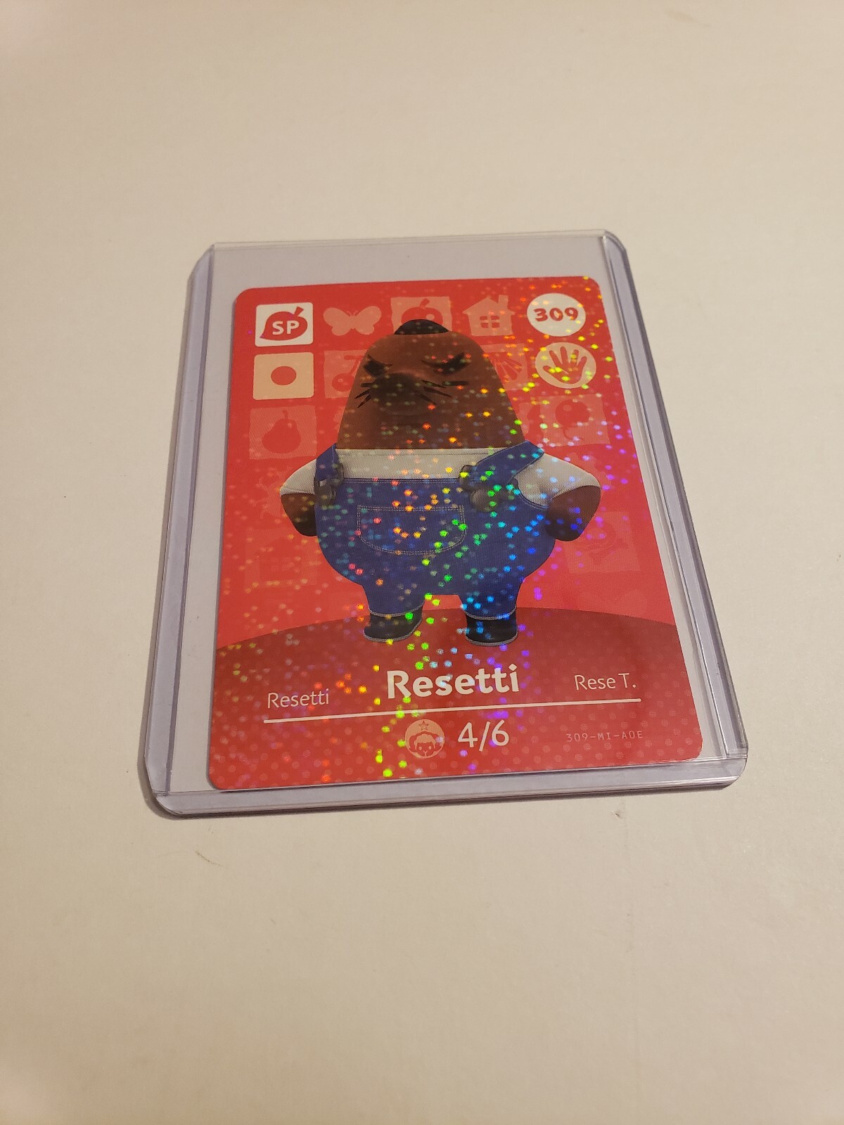 !SUPER SALE! Resetti # 309 Animal Crossing Card Series 4 NINTENDO Authentic MINT