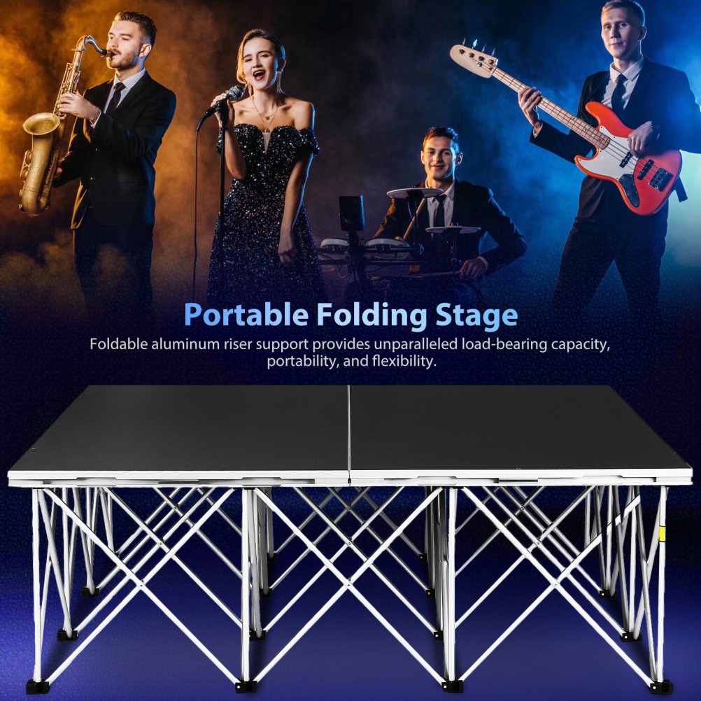 Folding Portable Stage Platform 4x4 Foldable Stage Platform Modular Unit 700Kg