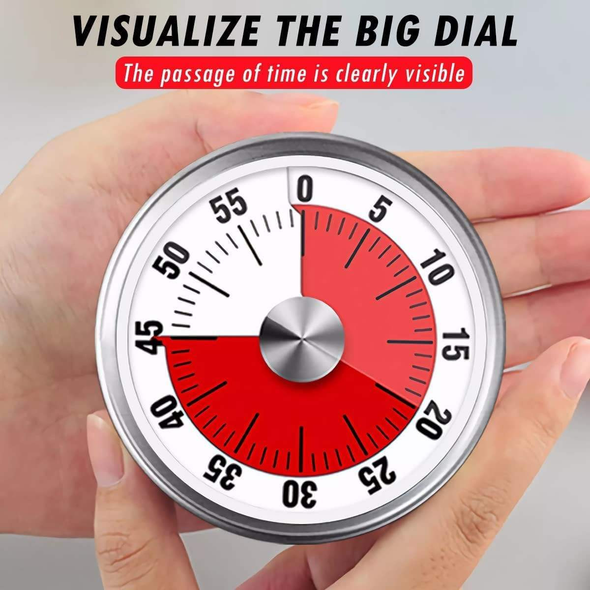 Retro Mechanical Kitchen Timer Alarm