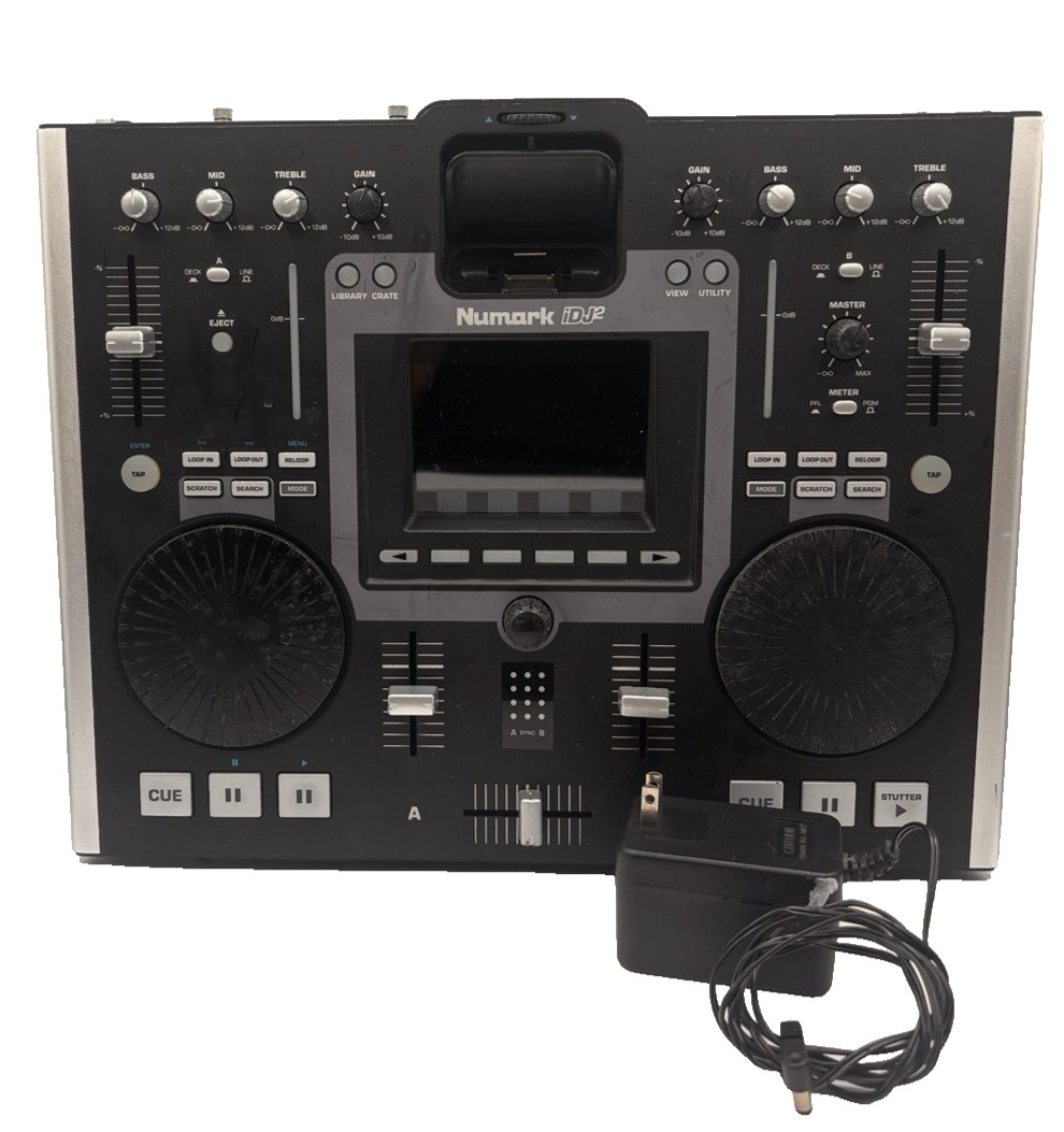 Numark iDJ2 DJ Mixing Console Compatible with iPod Mobile DJ System - TESTED