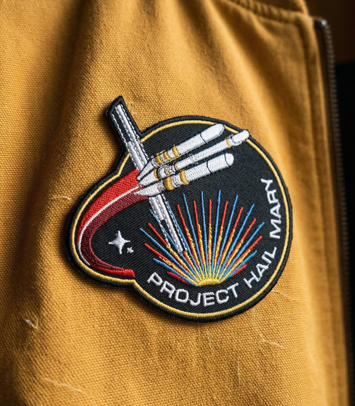 Project Hail Mary Movie Embroidered Mission Patch | Iron-On