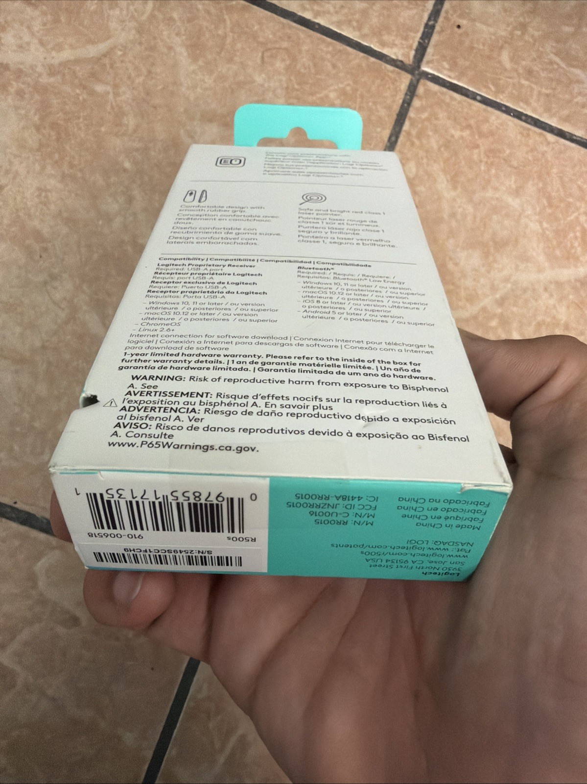 Authentic Logitech R500s Laser Presentation Remote (910-006518) Brand New
