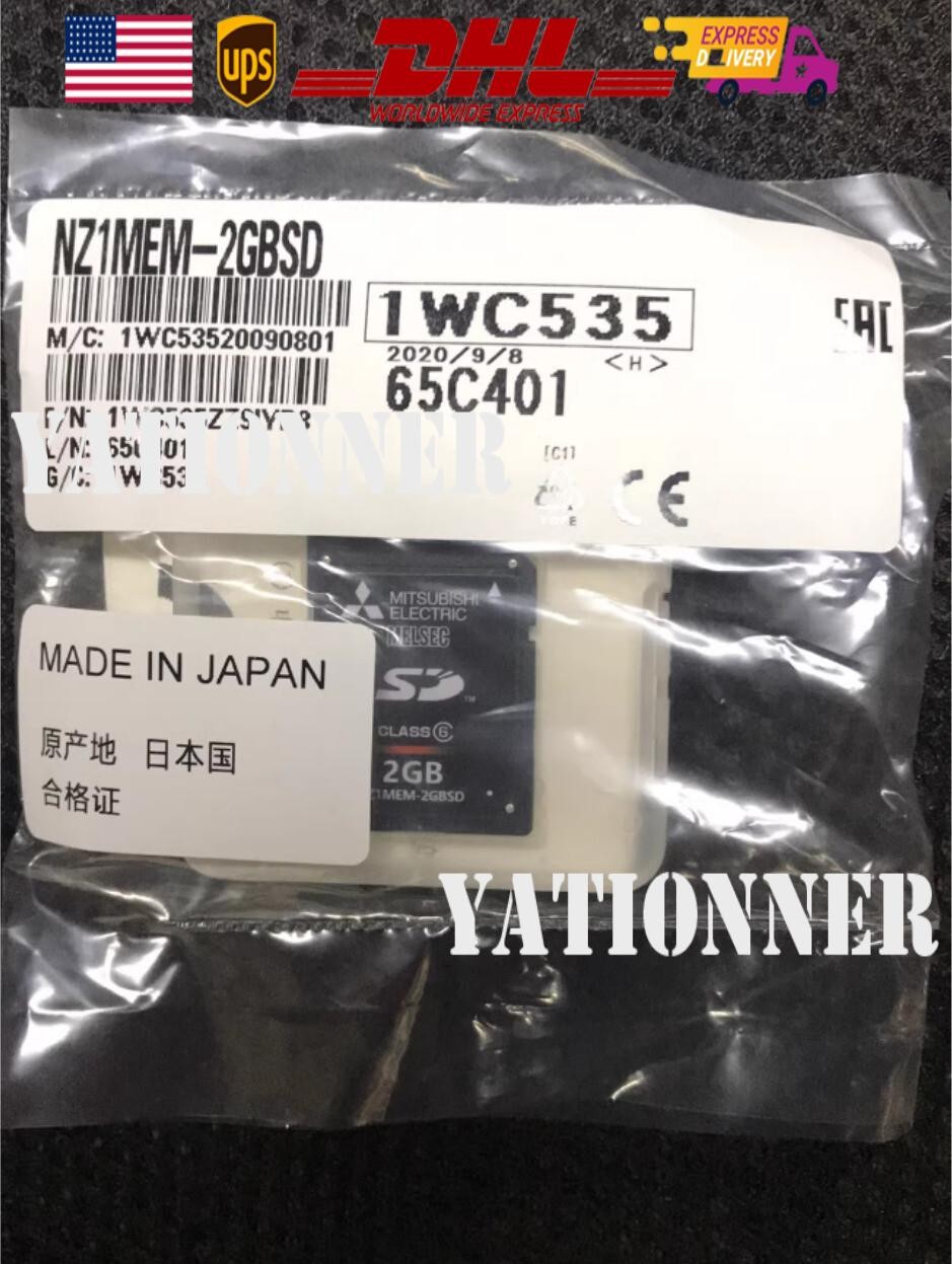1PC New Mitsubishi NZ1MEM-2GBSD NZ1MEM2GBSD 2GB Memory Card Free Ship #TT