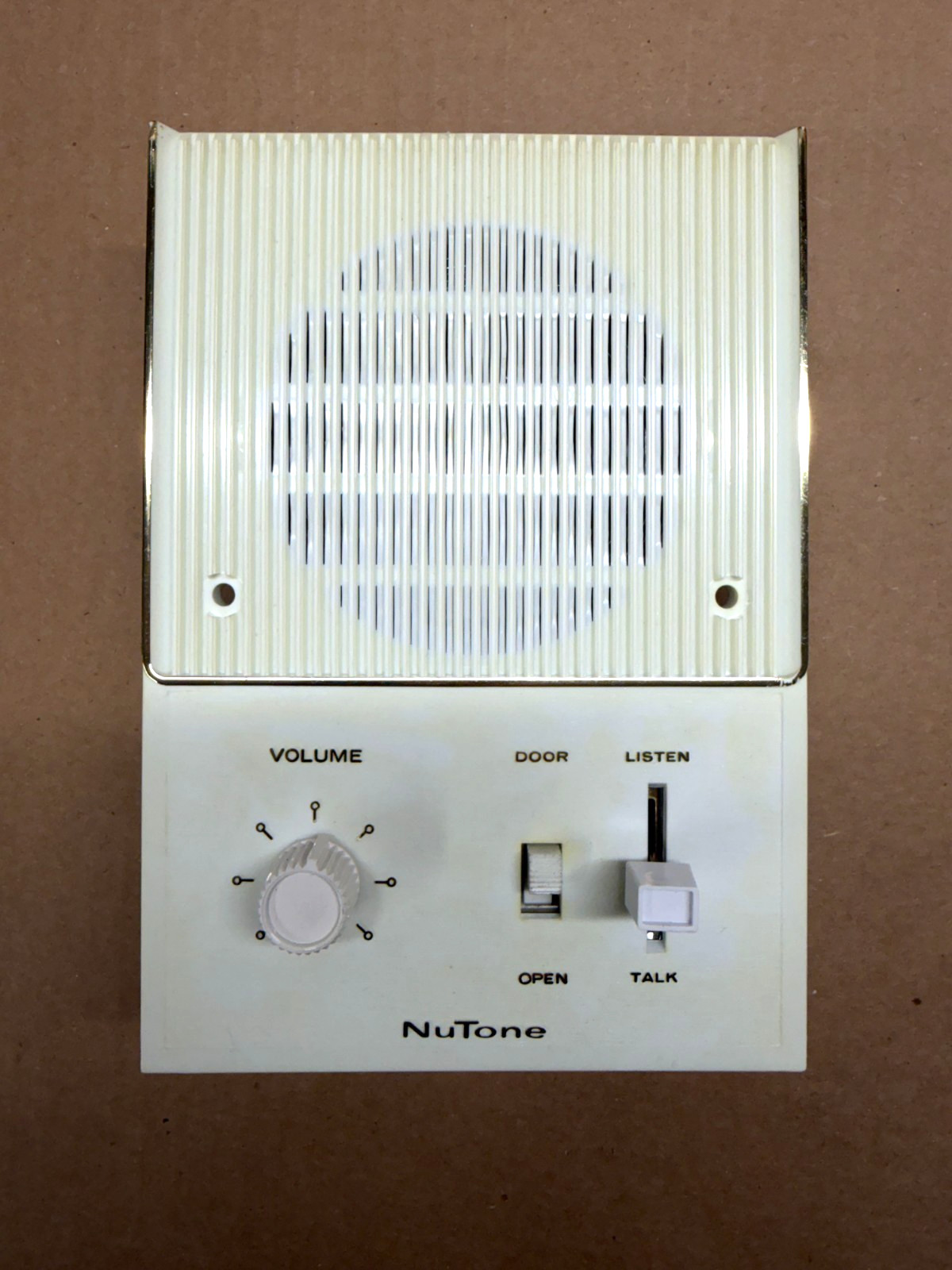 (NEW) NUTONE N482-BXWH	INDOOR APARTMENT SPEAKER FOR 470, DIRECT-A-COM, WHITE