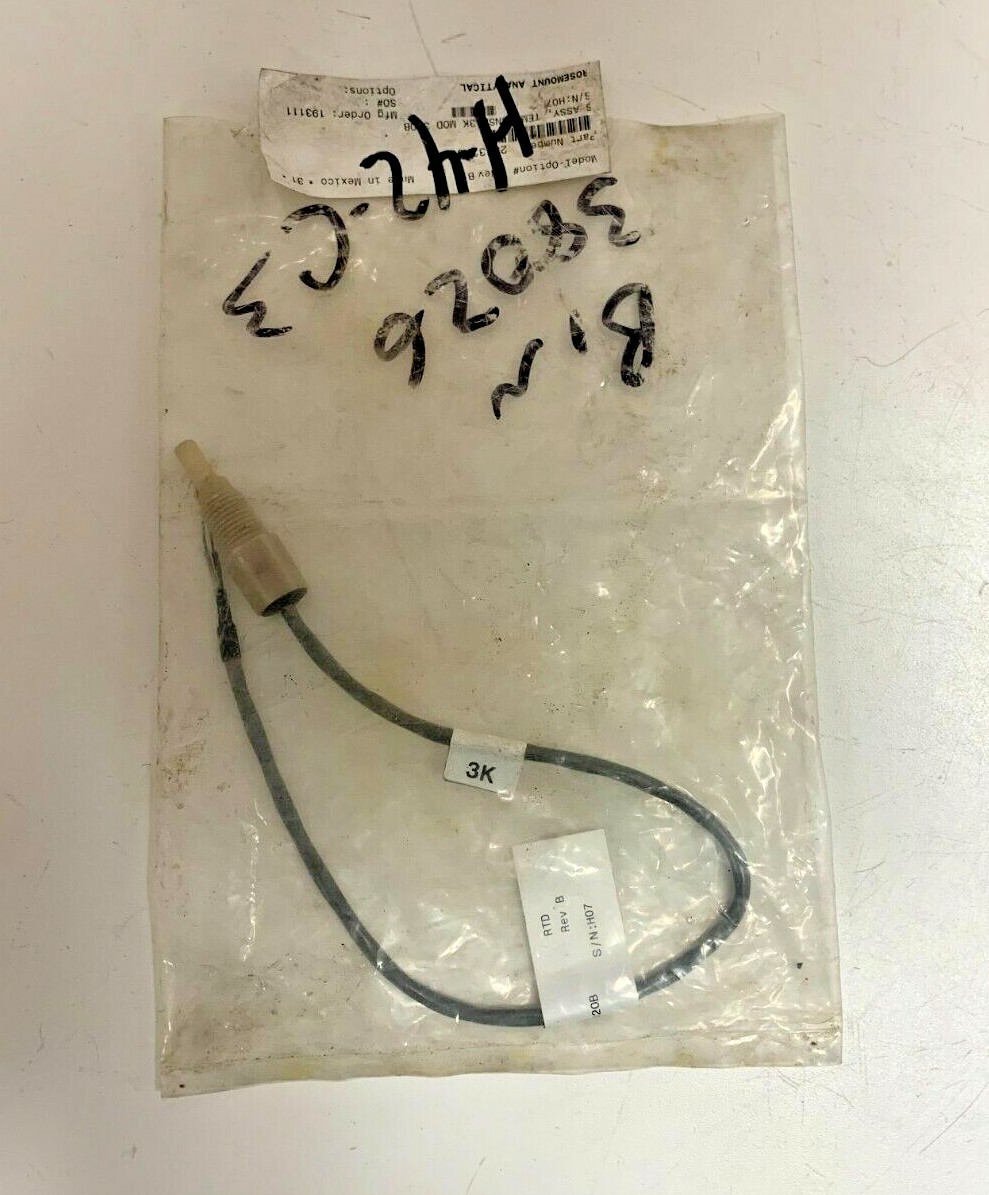 ROSEMOUNT ANALYTICAL 3K TEMPERATURE SENSOR 320B P/N 23132-00