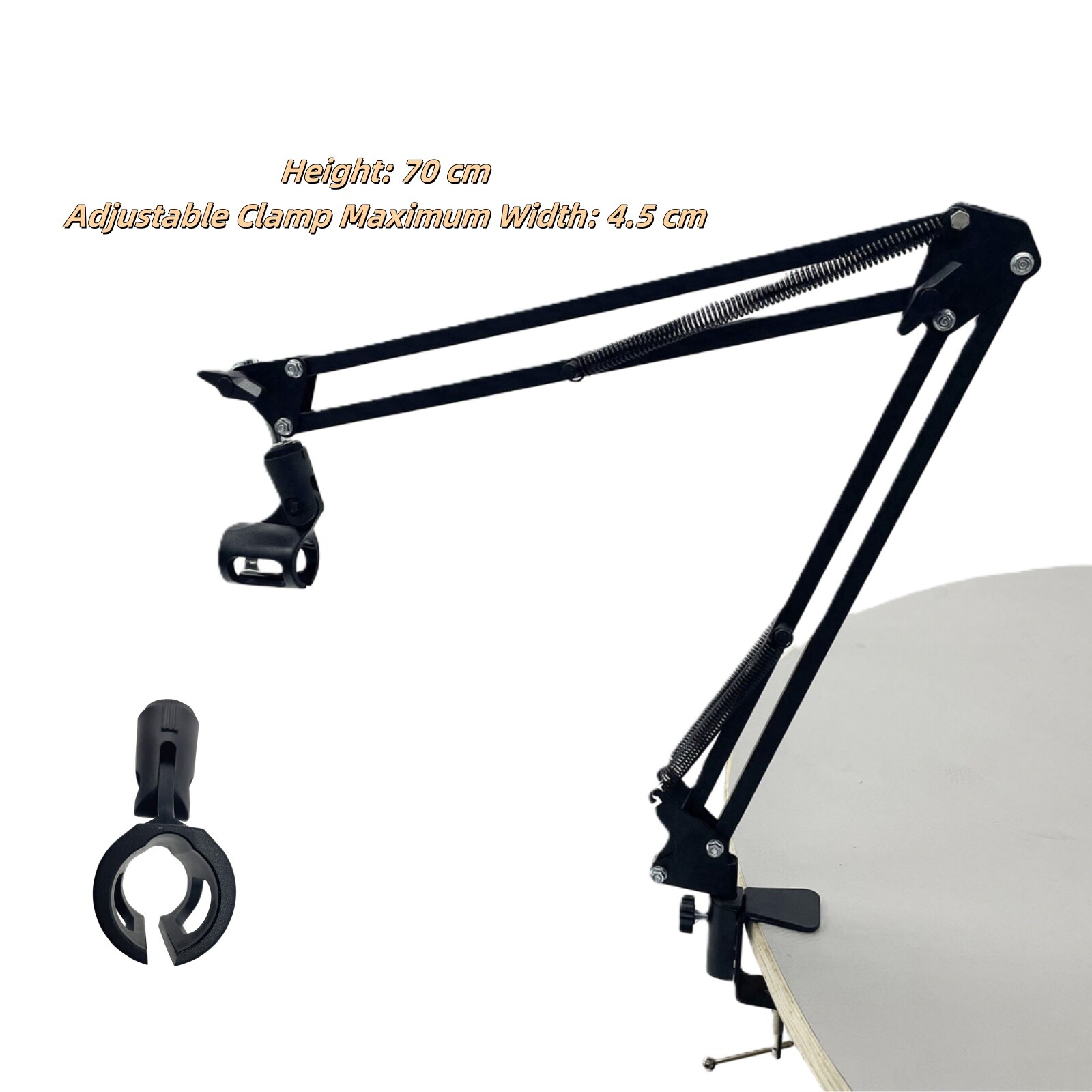 Microphone Stand Recording Microphone Suspension Boom Scissor Arm Holder