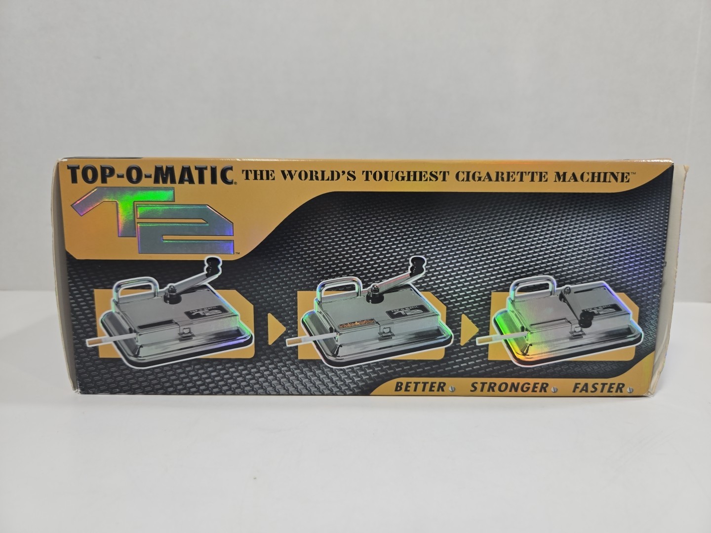 TOP-O-MATIC-T2'CIGARETTE ROLLING MACHINE W/BOX