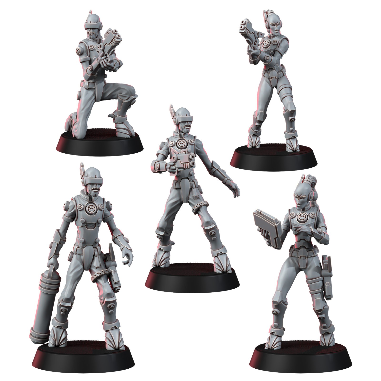 Tau Greater Good Wind Cast Pilots 28mm Sci Fi Mini Wargames Exclusive